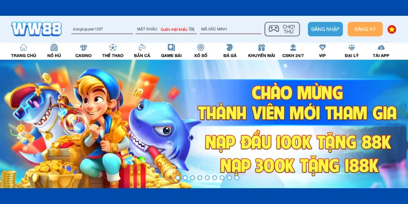 Hướng dẫn đăng nhập ww88 chi tiết
